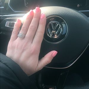 1/2 CT T.W. Engagement ring